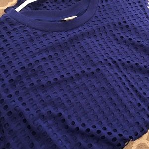 Royal Blue Mesh Top from Bench.